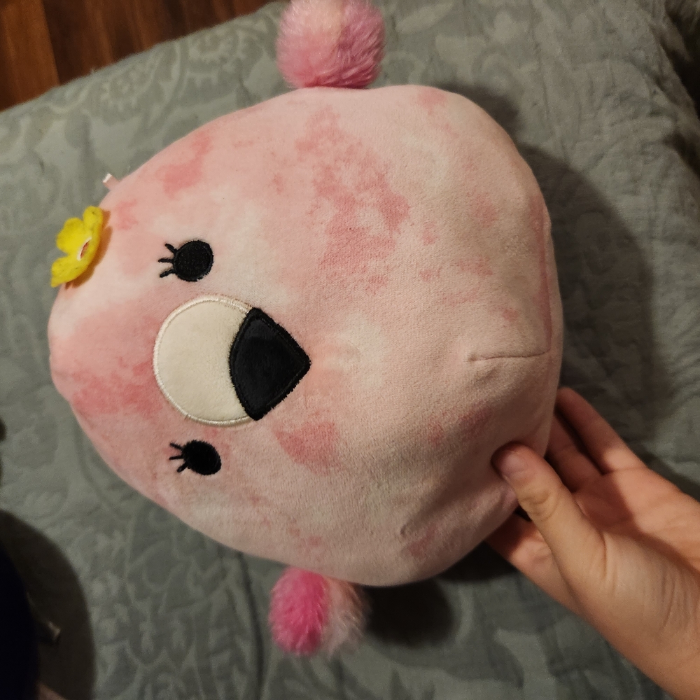 Pink Squishmellow Flamingo Plushie